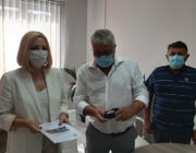 Συνάντηση Σταύρου Σπαθή με τη   Πρόεδρο του ΚΙΝΑΛΛ Φώφη Γεννηματά