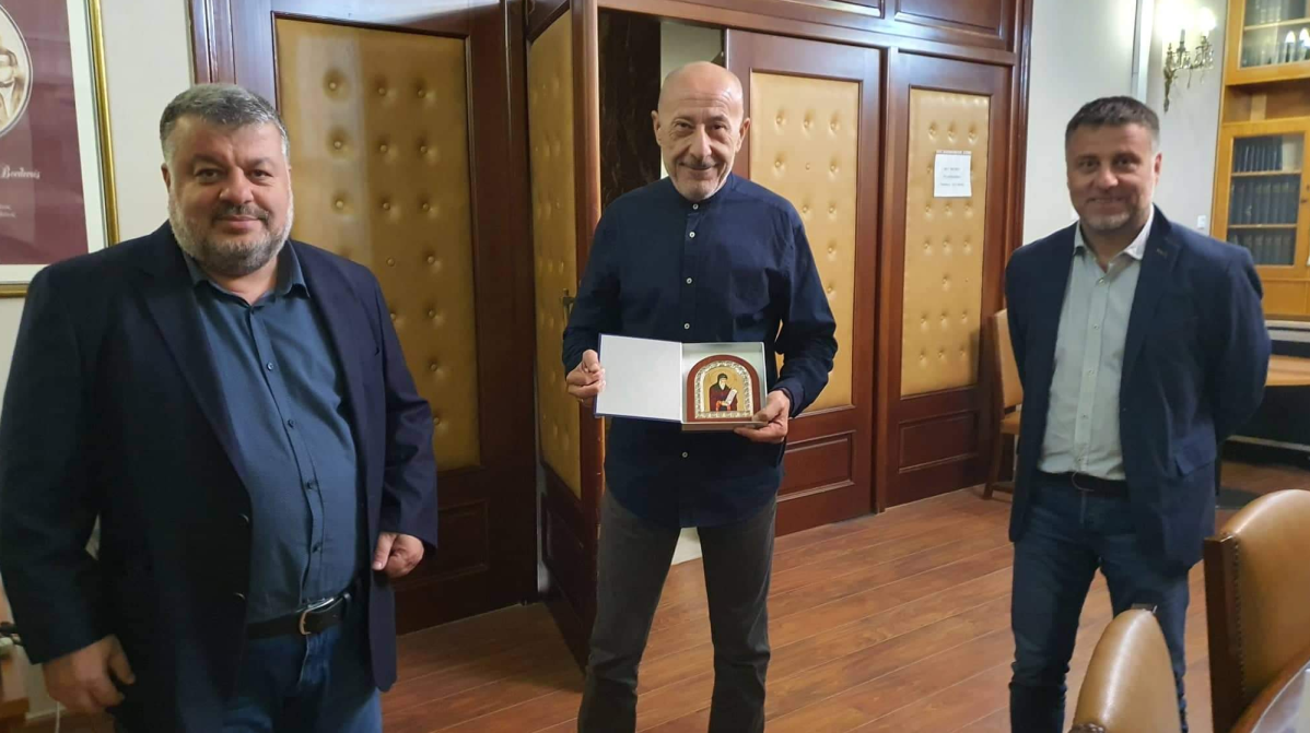 Συνάντηση Θεόφιλου  Τραυλού με το Γενικό Γραμματέα Πολιτικής Προστασίας