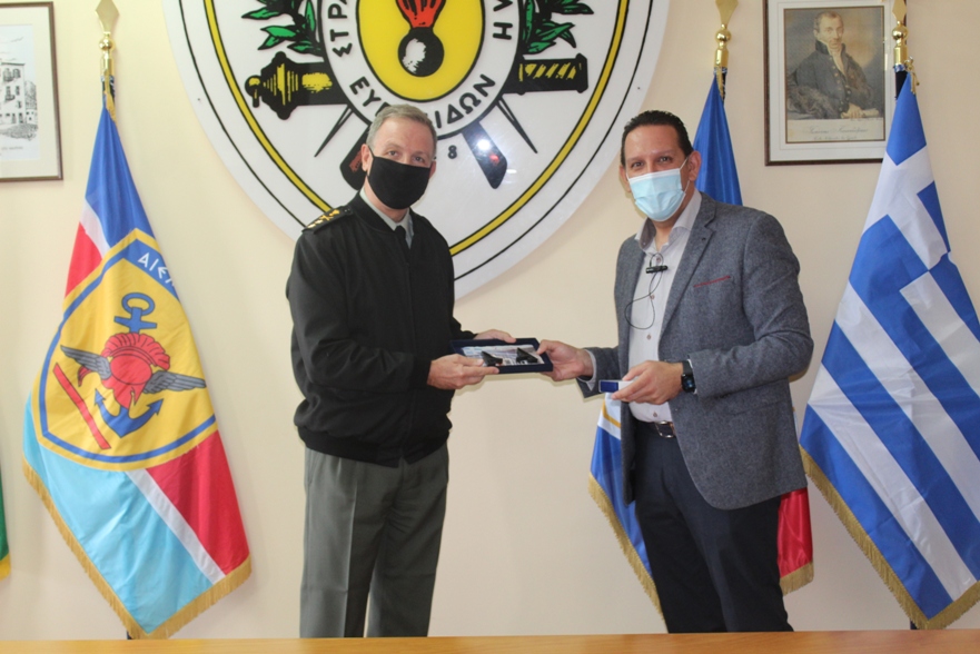 Συνάντηση του Πρύτανη του Ιονίου Πανεπιστημίου με την ηγεσία της Στρατιωτικής Σχολής Ευελπίδων