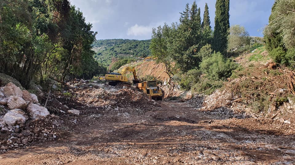 Αυτοψία Τραυλού στα αντιπλημμυρικά έργα της Πυλάρου [εικόνες]