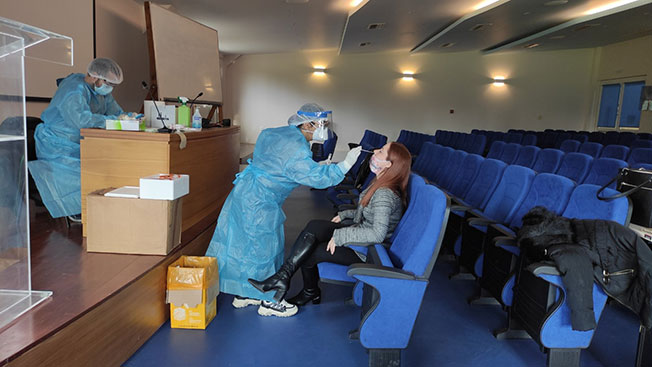 Διεξήχθησαν και στην Κεφαλονιά μοριακά τεστ ανίχνευσης του κορωνοϊού για το προσωπικό του Ιονίου Πανεπιστημίου