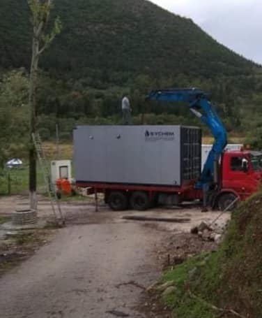Εγκαταστάθηκε το νέο εργοστάσιο αφαλάτωσης στη Βόρειο Ιθάκη [εικόνες]