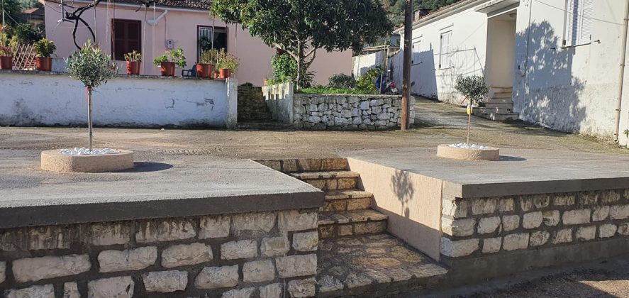Ιθάκη: Ολοκληρώθηκε η επισκευή της πλατείας στα Τζανακάτα