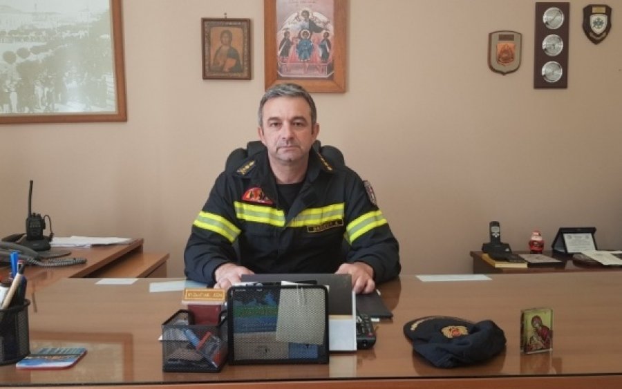 Το τελευταίο “αντίο” από την Πυροσβεστική Κεφαλονιάς ο Διοικητής Αναστάσιος Βασιλείου