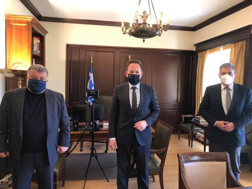 Καππάτος: Συνάντηση με τον αναπληρωτή υπουργό Εσωτερικών Στέλιο Πέτσα