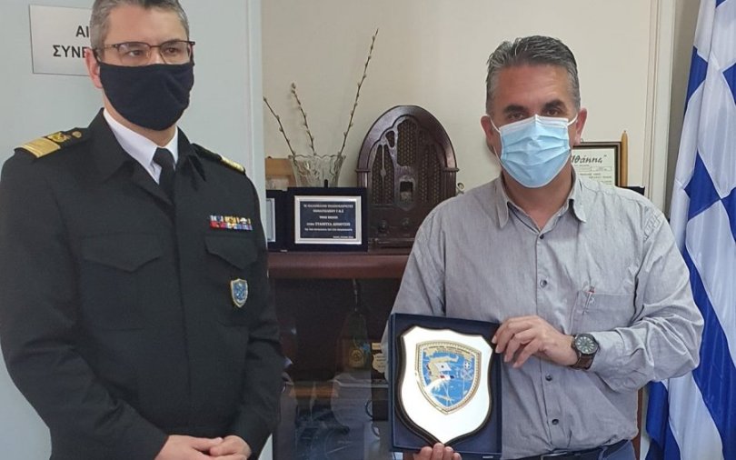 Την Ιθάκη επισκέφθηκε ο Περιφερειακός Διοικητής Ιονίων Νήσων του λιμενικού Αντώνης Μάζης