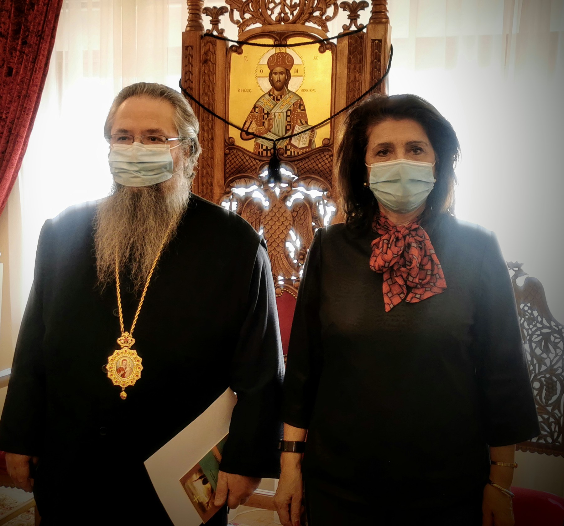 Τον Μητροπολίτη Λευκάδος & Ιθάκης Θεόφιλο επισκέφθηκε η Περιφερειάρχης