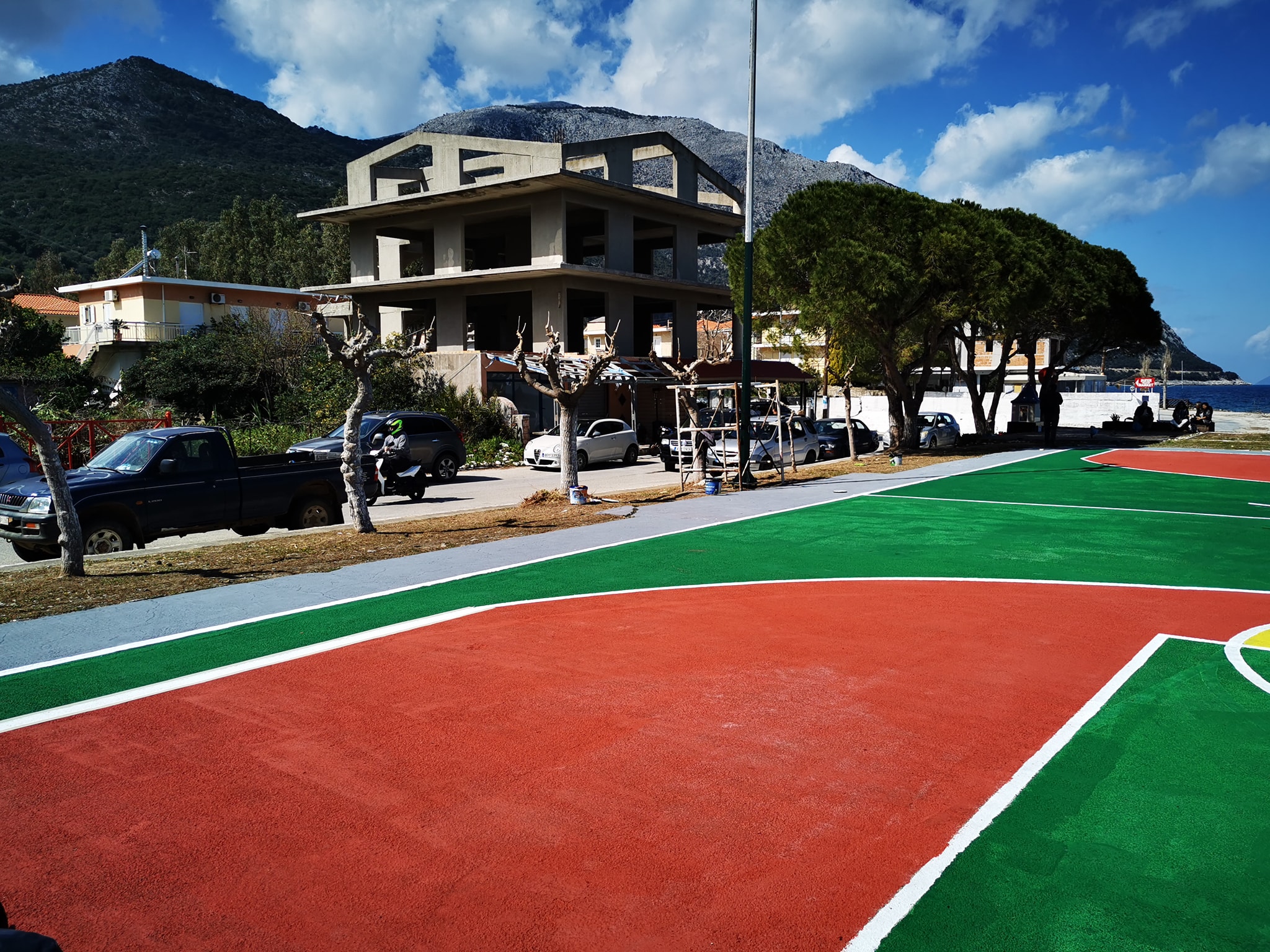 Ανδρέας Κωνσταντάτος: Έτοιμο και φρεσκοβαμμένο το γηπεδάκι στον Πόρο