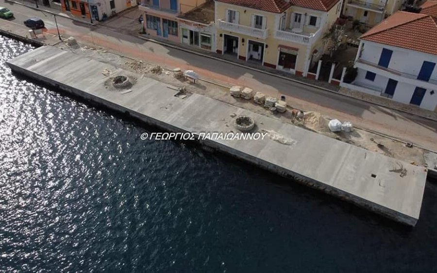 Ιθάκη: Ολοκληρώνεται το έργο “Ανάπλαση χώρου προβλήτας Ιθάκης”