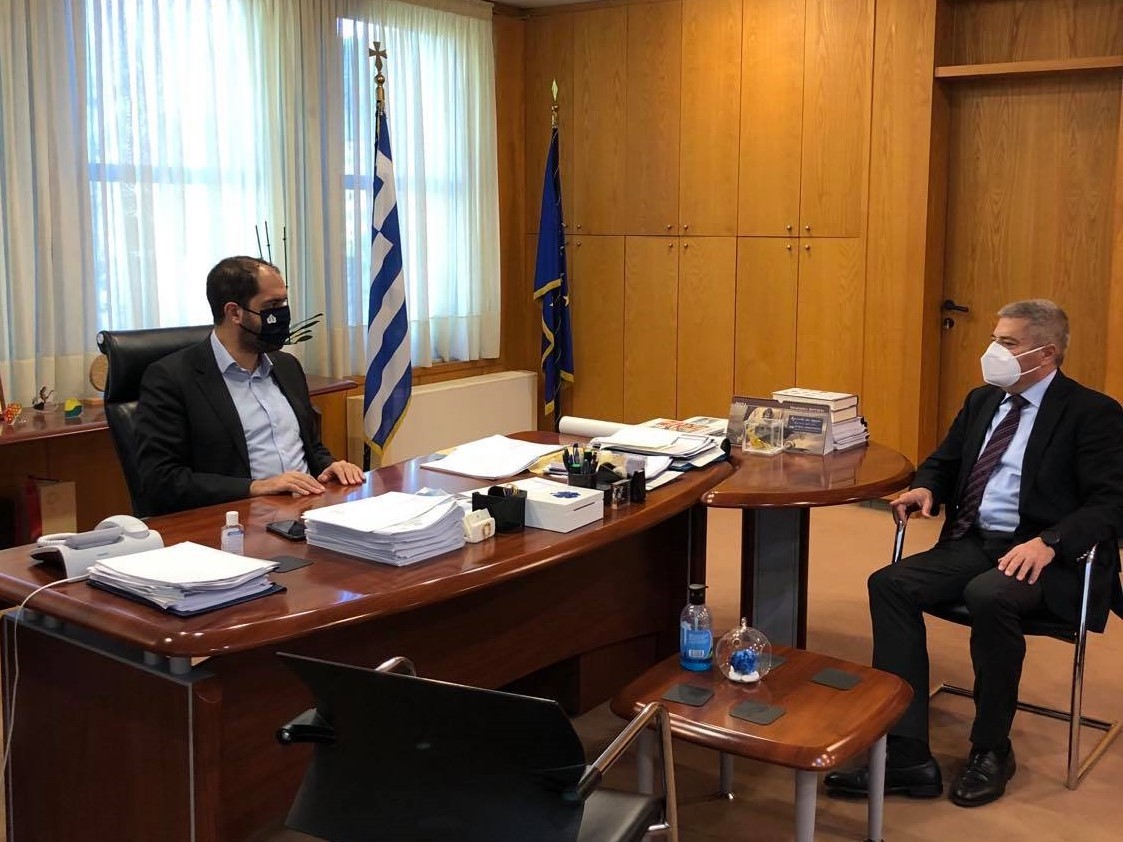 Καππάτος: Συνάντηση με τον Υφυπουργό Υποδομών και Μεταφορών Γιάννη Κεφαλογιάννη
