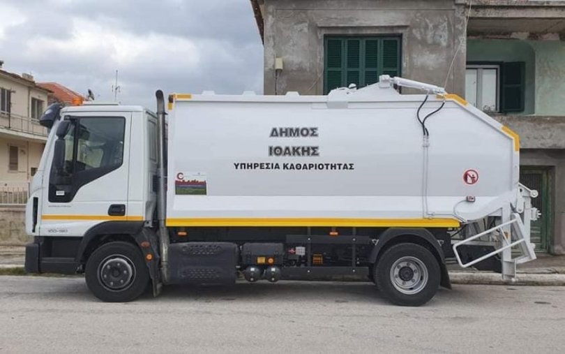 Ο Δήμος Ιθάκης παρέλαβε το δεύτερο υπερσύγχρονο νέο απορριμματοφόρο