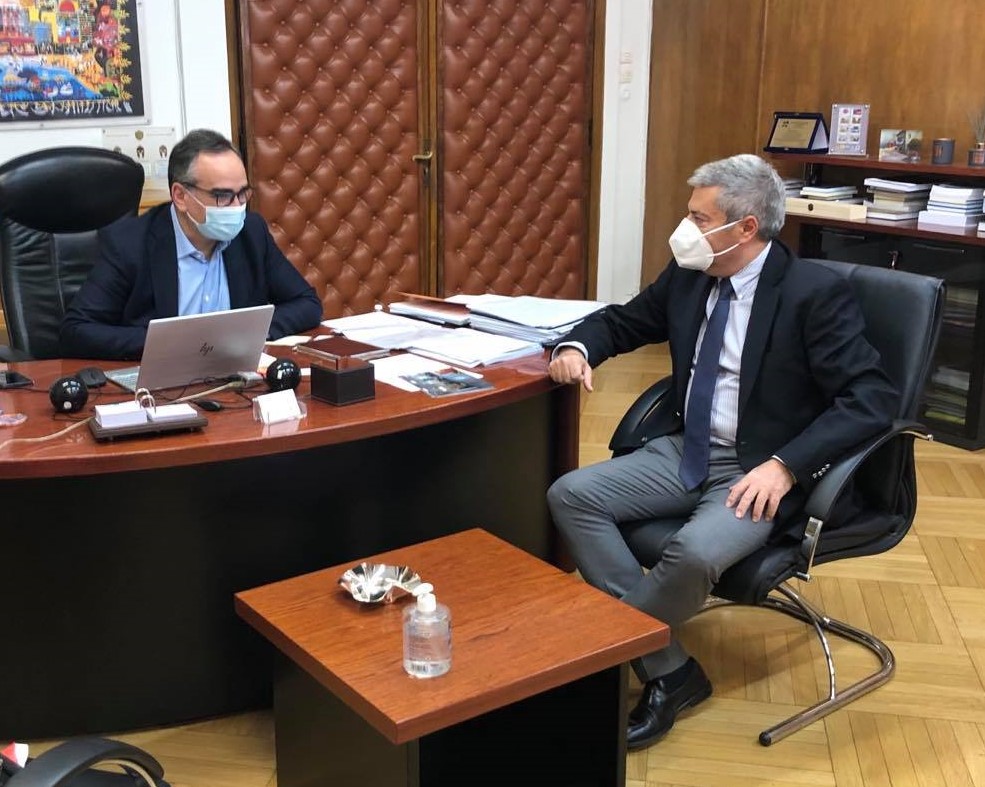 Συνάντηση με τον Αναπληρωτή Υπουργό Υγείας κ. Κοντοζαμάνη