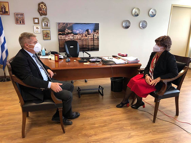 Συνάντηση με τον Υπουργό Ναυτιλίας και Νησιωτικής Πολιτικής