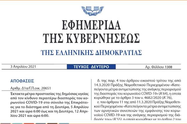 Δημοσιεύτηκε σε ΦΕΚ η ΚΥΑ για το λιανεμπόριο