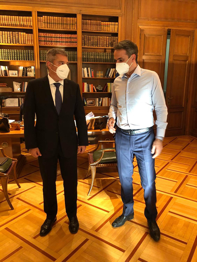 Συνάντηση με τον Πρωθυπουργό Κυριάκο Μητσοτάκη