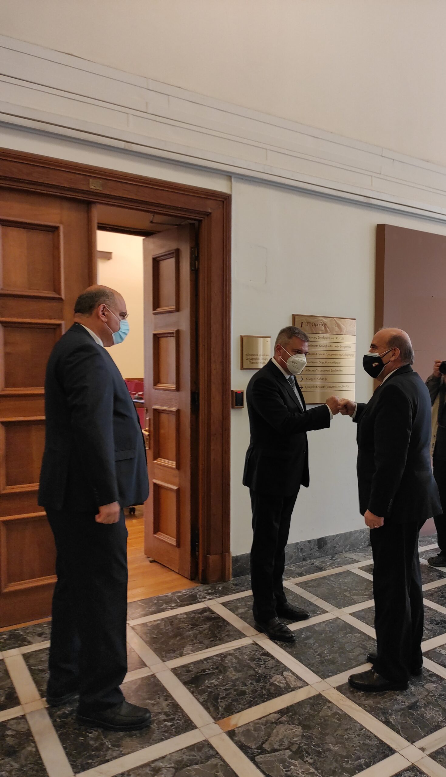 Συνάντηση με τον Υπουργό Εξωτερικών του Λιβάνου στο πλαίσιο της Τριμερούς Συνόδου Υπ. Εξ. Ελλάδας-Λιβάνου και Κύπρου