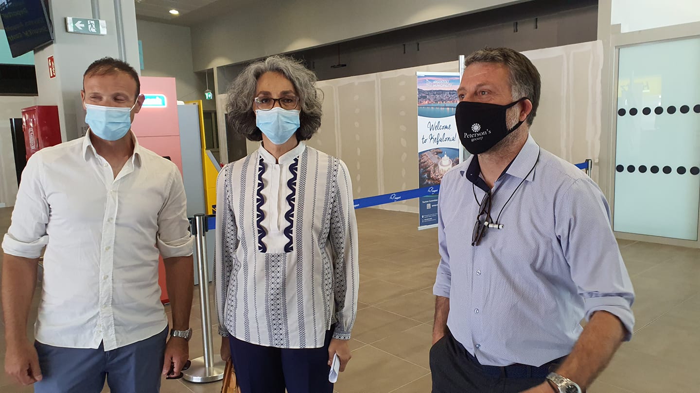 Έφτασε στην Κεφαλονιά για τα Βεργώτεια 2021 η Πρόεδρος του ΣΕΓΑΣ Σοφία Σακοράφα