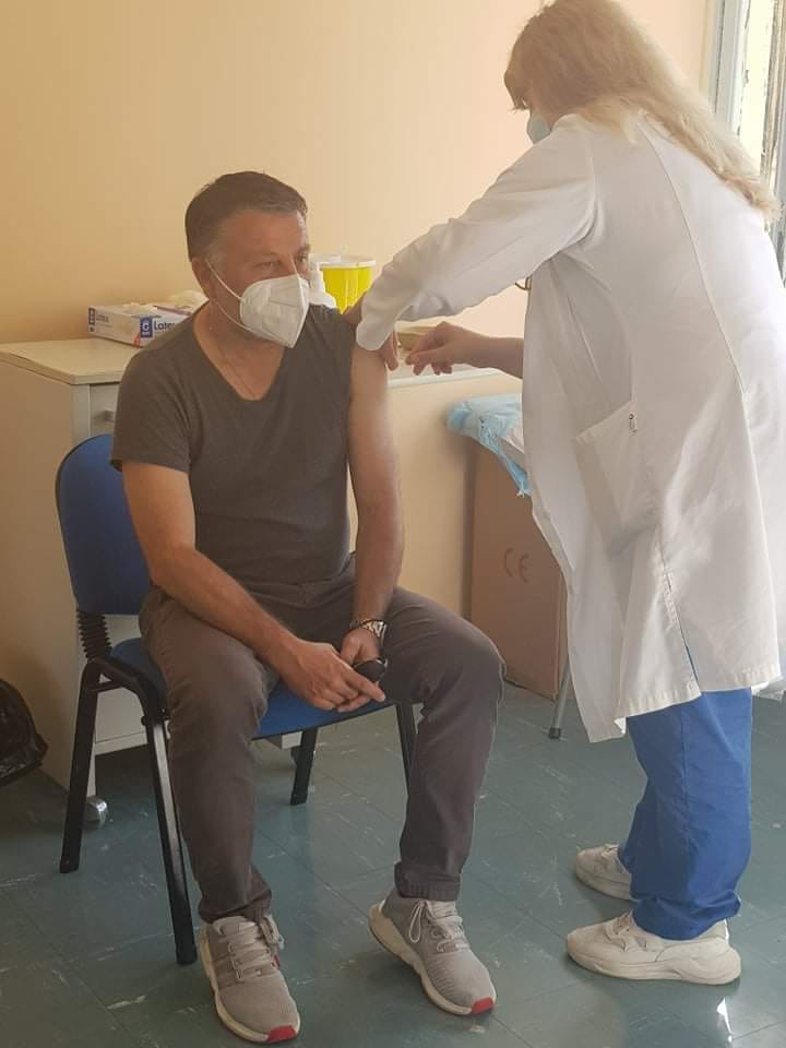 Εμβολιάστηκε και ο αντιπεριφερειάρχης Σταύρος Τραυλός