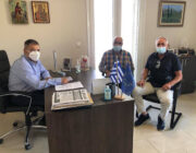 Επίσκεψη στην Πυροσβεστική Υπηρεσία και συνάντηση με εκπροσώπους του κυνηγετικού συλλόγου