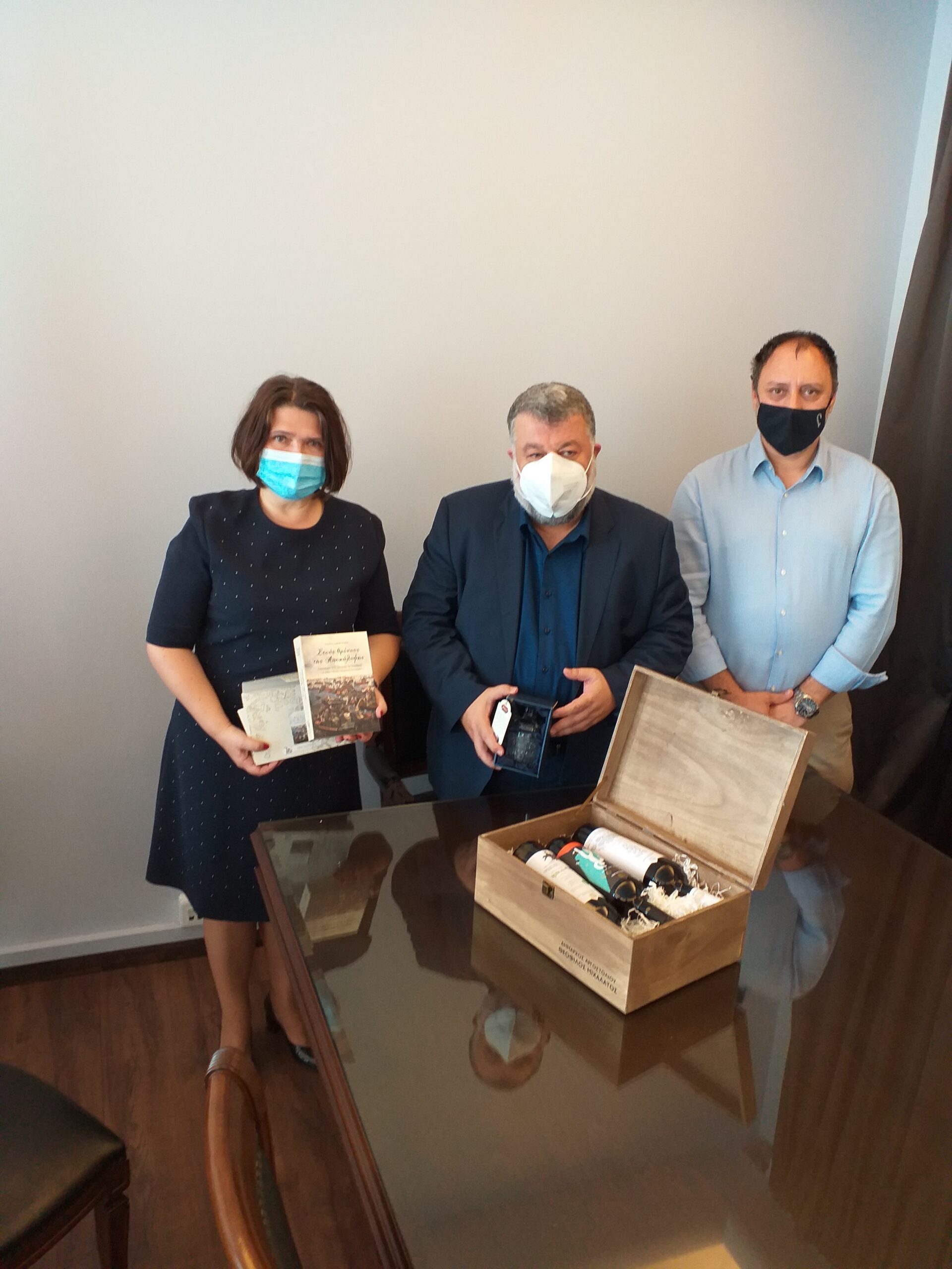 Η Πρέσβειρα της Σλοβακίας, κα Ιveca Hricova στο Δήμαρχο Αργοστολίου