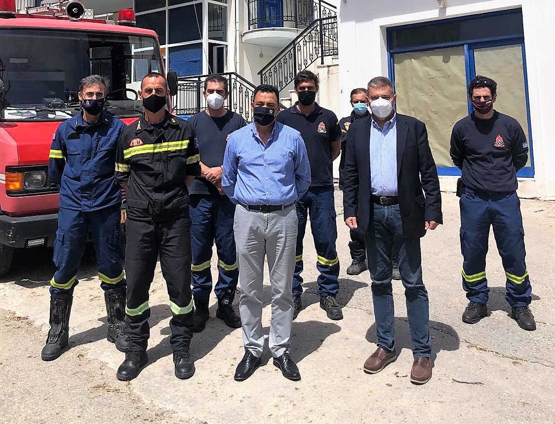 Καππάτος: Επίσκεψη στην Πυροσβεστική Υπηρεσία και συνάντηση με εκπροσώπους του κυνηγετικού συλλόγου