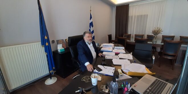 Τηλεδιάσκεψη εργασίας υπό τον Πρωθυπουργό Κυριάκο Μητσοτάκη