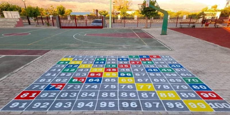 2ου Δημοτικό Σχολείο Ληξουρίου: Γέμισε χρώματα το προαύλιο [εικόνες]