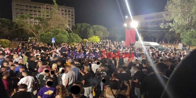 Κορονοπάρτι με μπουλντόζα στο ΑΠΘ – Ένας τραυματίας