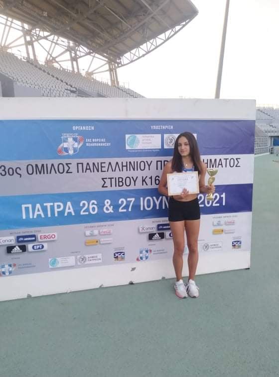 Κορυφαία επίδοση από τον Αντωνάτο στο Πανελλήνιο Πρωτάθλημα Κ16