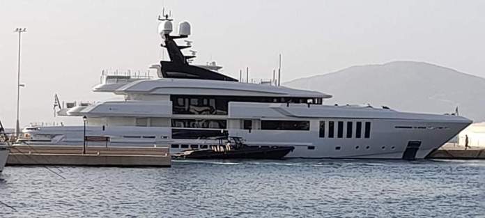 Μία ακόμη εντυπωσιακή άφιξη στο λιμάνι της Σάμης