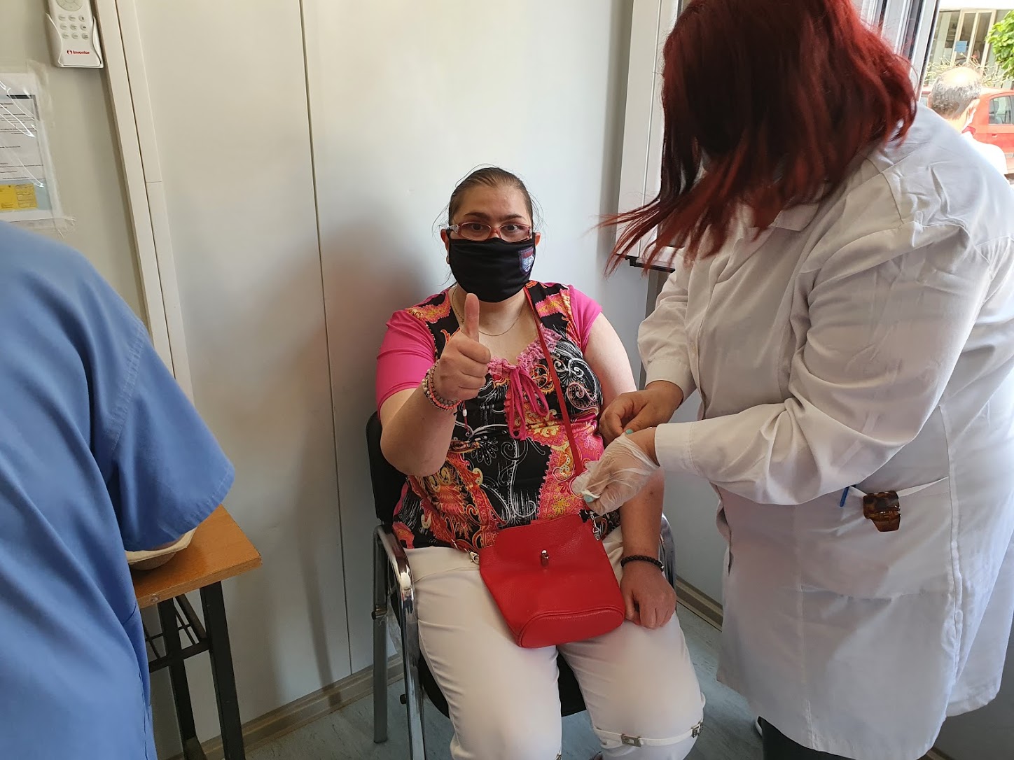 Σήμερα η δική μας μέρα εμβολιασμού Κάναμε την 2η Δόση» Ελευθερίας και Προστασίας στο Αγιο Νησί μας