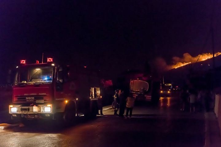 Φωτιά στην Κεφαλονιά: Εκκενώνεται η περιοχή Κολαΐτη λόγω πυρκαγιάς