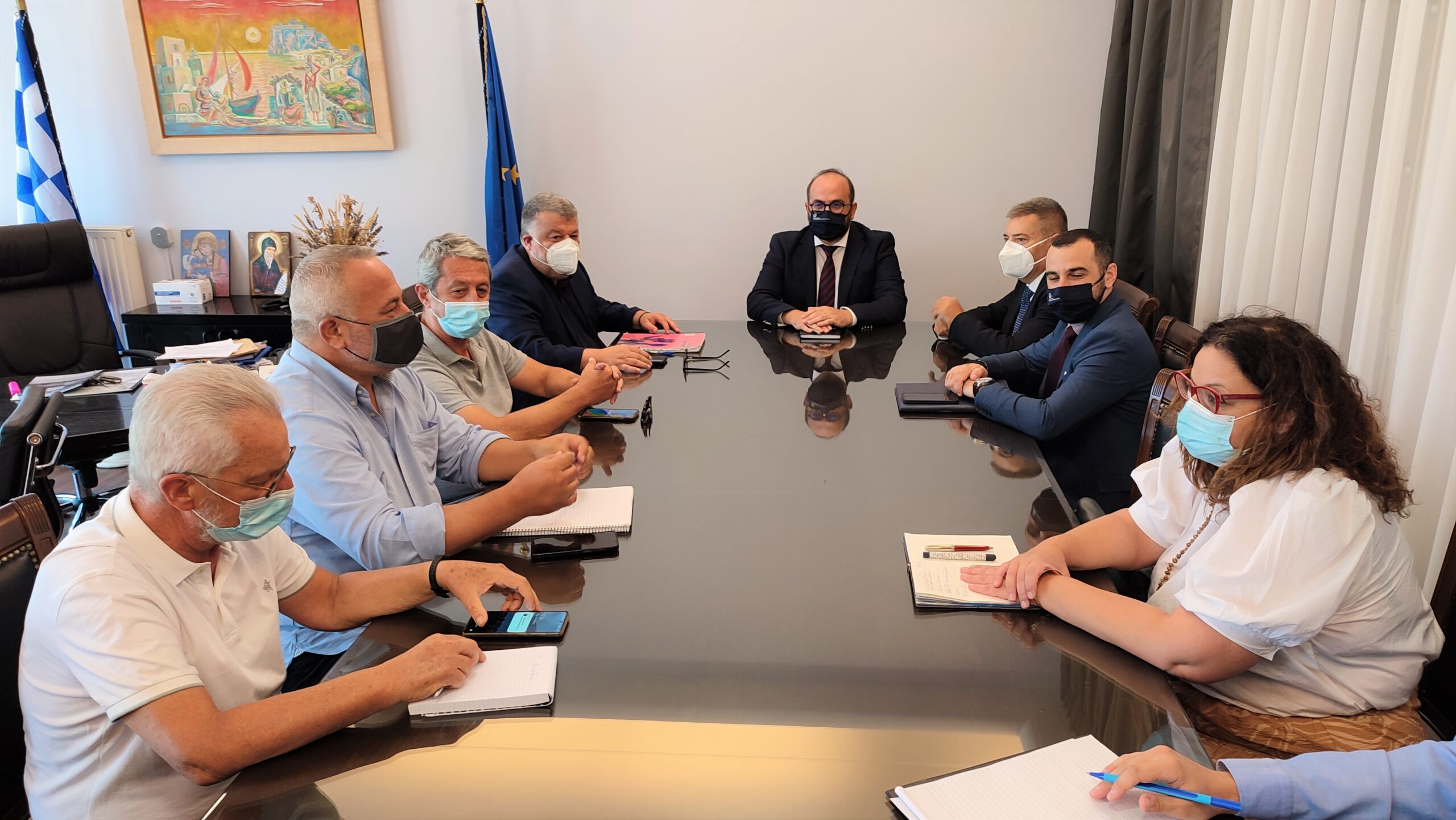 Συνάντηση Δημάρχου Αργοστολίου