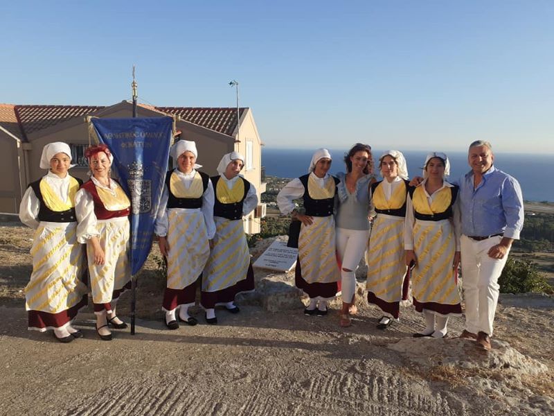 Α.Ο. Φωκάτα: Τιμητική παρουσία στο βράχο του Λόρδου Βύρωνα στη Λακήθρα