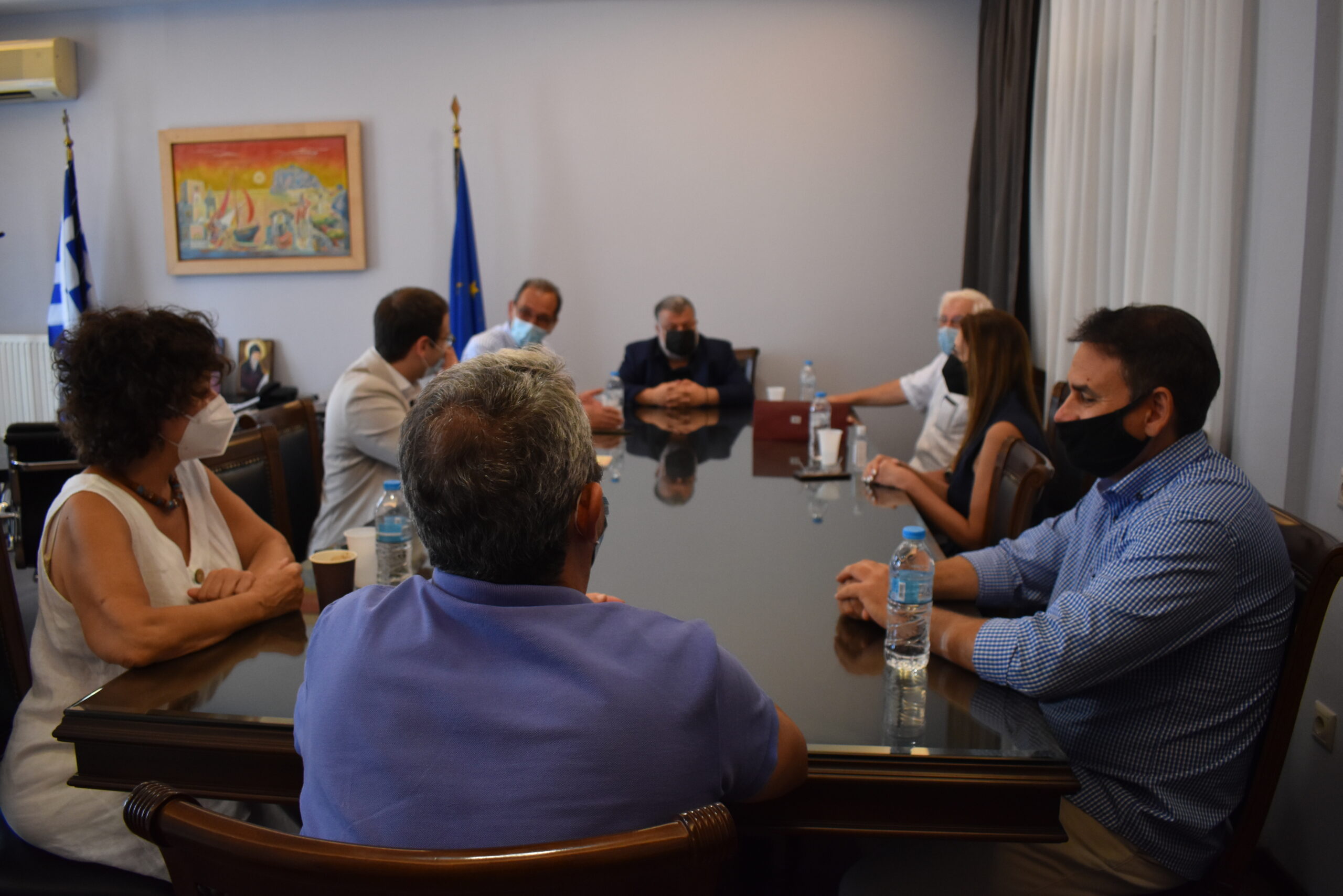 Συνάντηση Θεόφιλου Μιχαλάτου με τον Δήμαρχο του Δήμου Βύρωνα Γρηγόρη Κατωπόδη [εικόνες]
