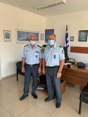 Αστυνομία: Συνάντηση Γρηγορόπουλου με τον Γενικό Αστυνομικό Διευθυντή Περιφέρειας Ιονίων Νήσων ταξίαρχο θεοδ