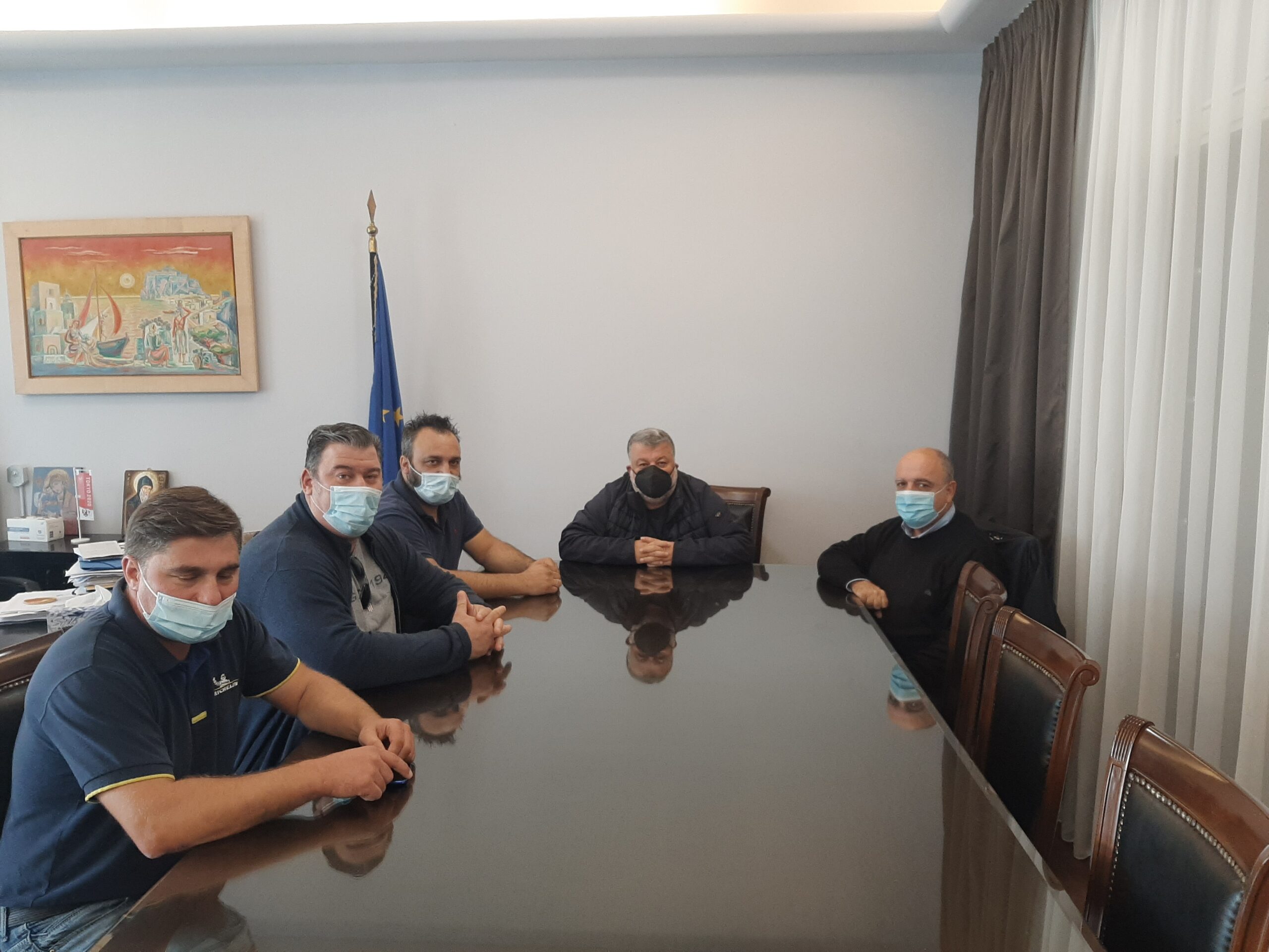 Εθιμοτυπική αλλά και ουσιαστική επίσκεψη στον Δήμαρχο Αργοστολίου