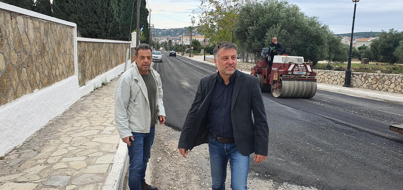 Σταύρος Τραυλός: Αυτοψία στο έργα οδοποιίας της ΠΕ Κεφαλονιάς και Ιθάκης [εικόνες]