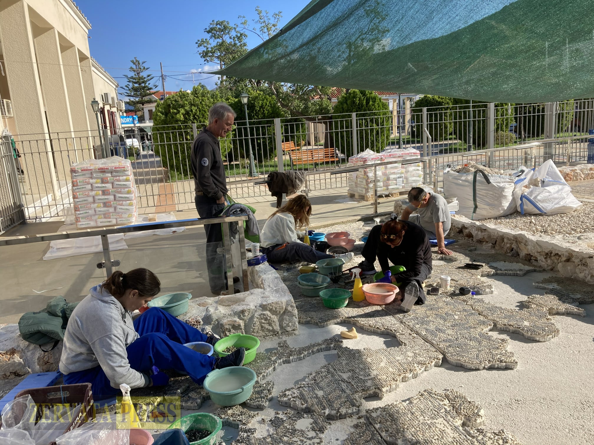 Συνεχίζονται οι εργασίες στο μουσείο της Σάμης [εικόνες]