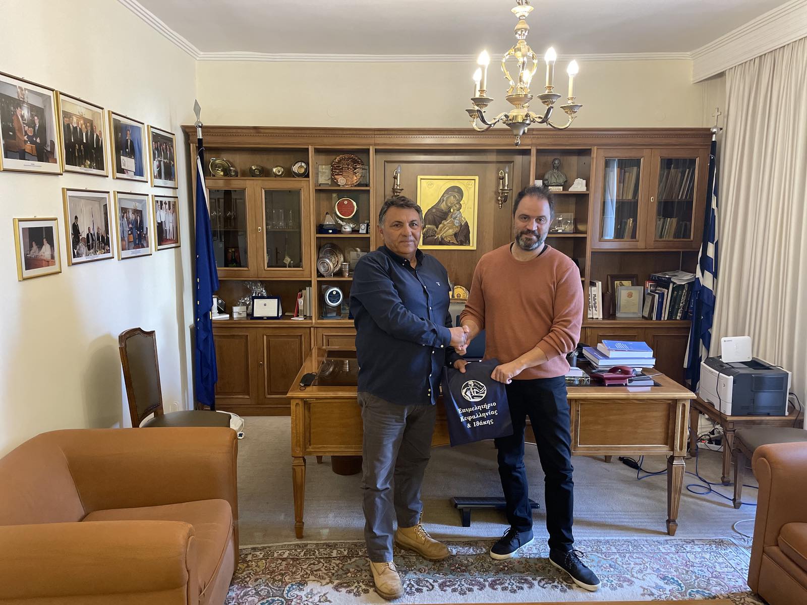 Επίσκεψη στο Επιμελητήριο Κοζάνης πραγματοποίησε ο Οικονομικός Επόπτης του Επιμελητηρίου, Γεώργιος Λασκαράτος [εικόνες]