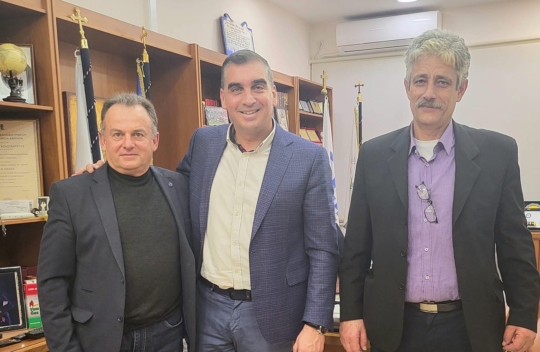 Ιστορική συνεργασία Δήμου Σάμης με Δήμο Ελληνικού Αργυρούπολης [εικόνα]