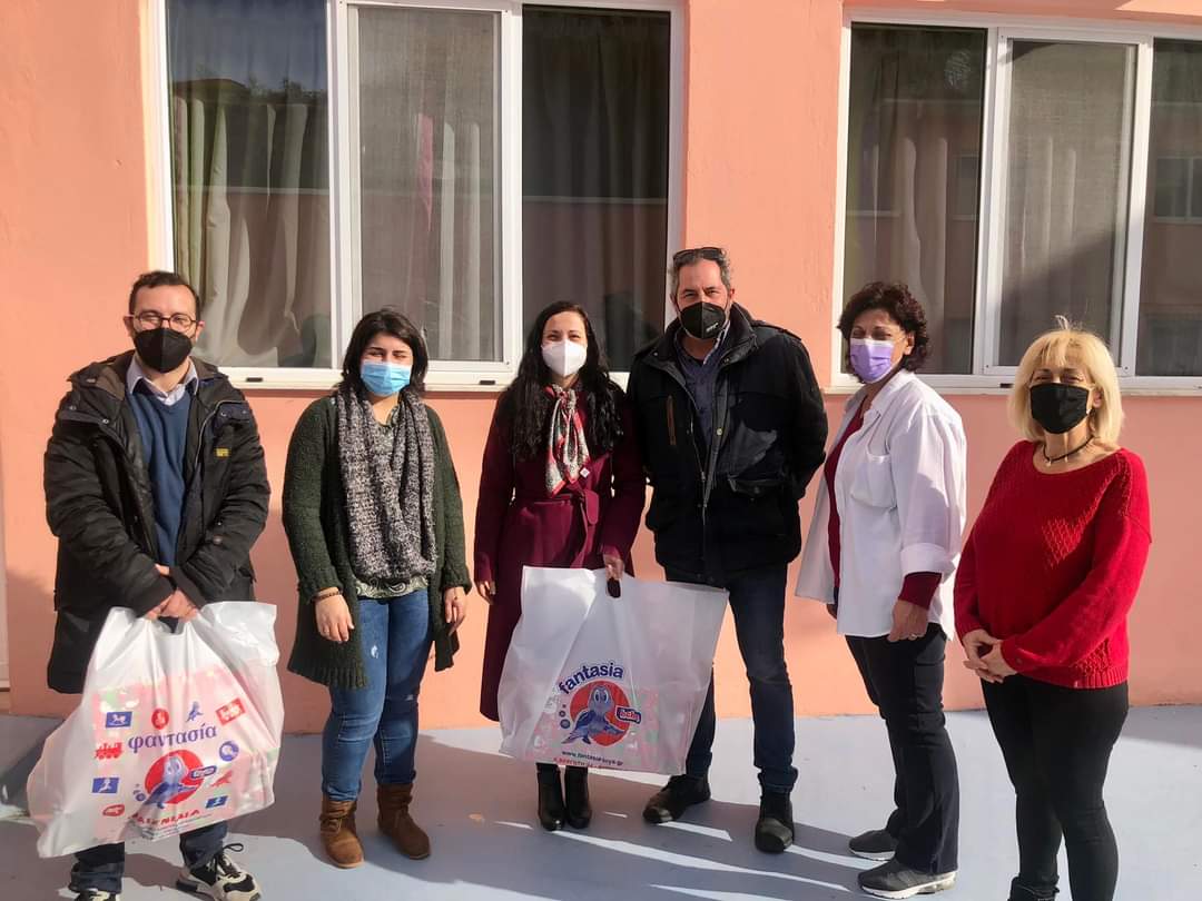 ΚΙΝΑΛ Κεφαλονιάς: Επίσκεψη το Ορφανοτροφείο «Ο ΣΩΤΗΡ»  Πρόσφεραν δώρα σε όλα τα παιδιά του ιδρύματος [εικόνες]
