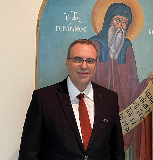 Παύλος Σκλαβούνος  Πρόεδρος Αδελφότητας Πειραιά: Το 2022 είναι μια κομβική, ξεχωριστή χρονιά, μιας και κλείνουμε εκατό χρόνια ζωής