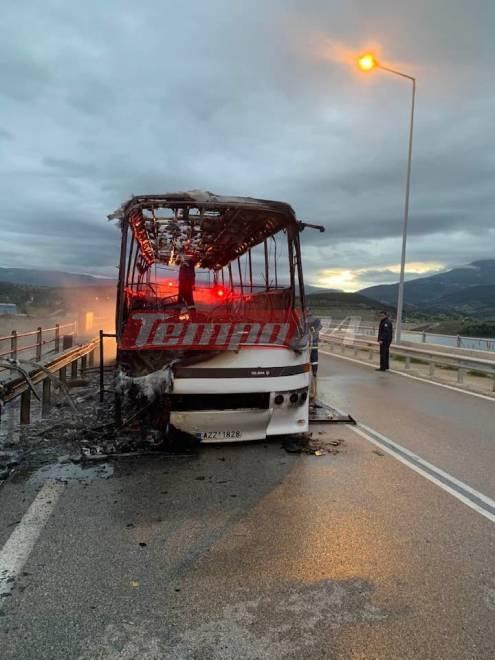 Αχαΐα: ΣΟΚ – Σχολικό λεωφορείο τυλίχθηκε στις φλόγες λίγο πριν παραλάβει μαθητές