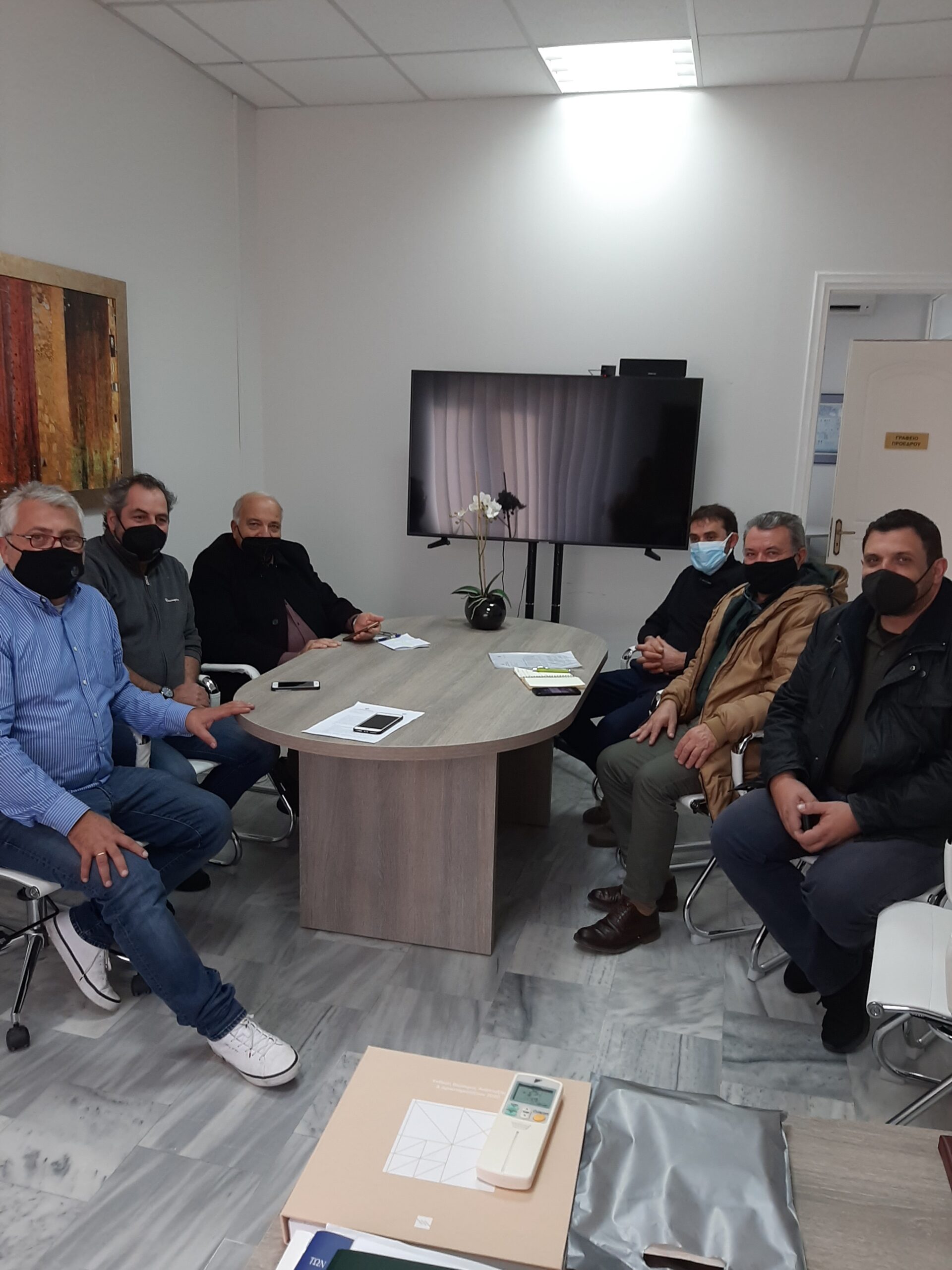 Συνάντηση με το συμβουλίου του Επιμελητηρίου είχε ο Θόδωρος Γαλιατσάτος