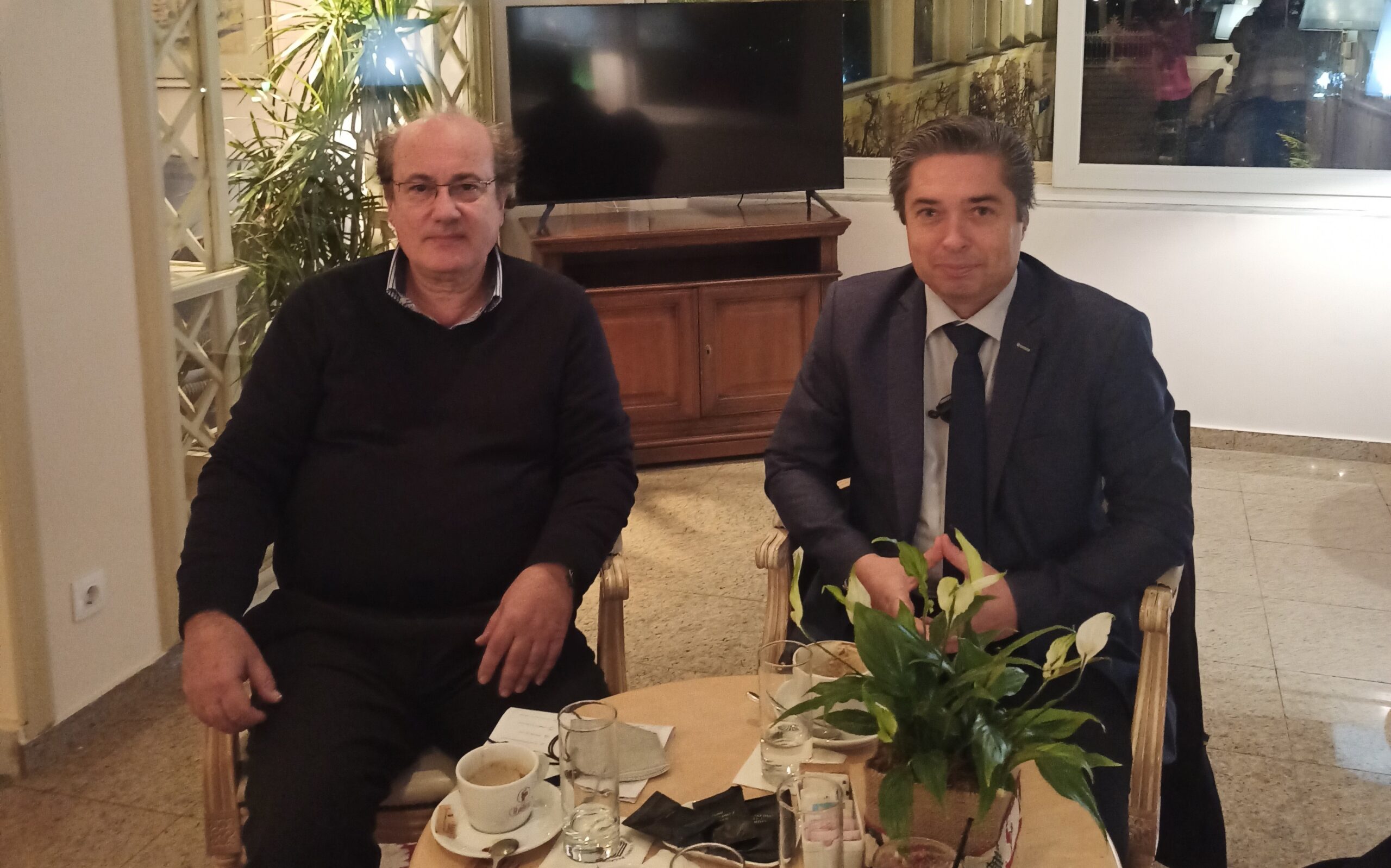 Συνάντηση Στανινόπουλου με τον Πρόεδρο ιδιωτών ιατρών Κέρκυρας