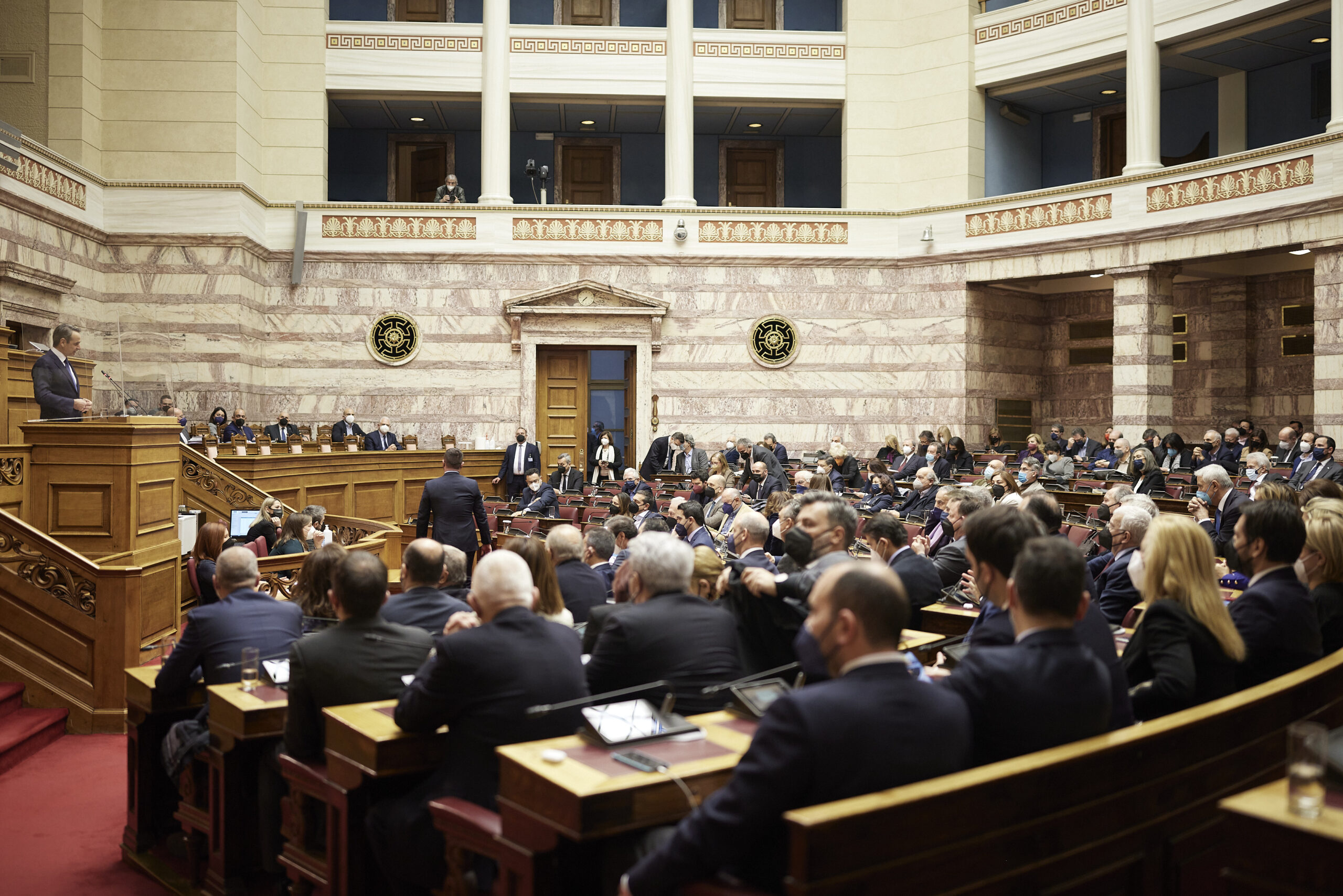 Video Η ομιλία Μητσοτάκη στη Βουλή πριν την ψηφοφορία για την πρόταση μομφής