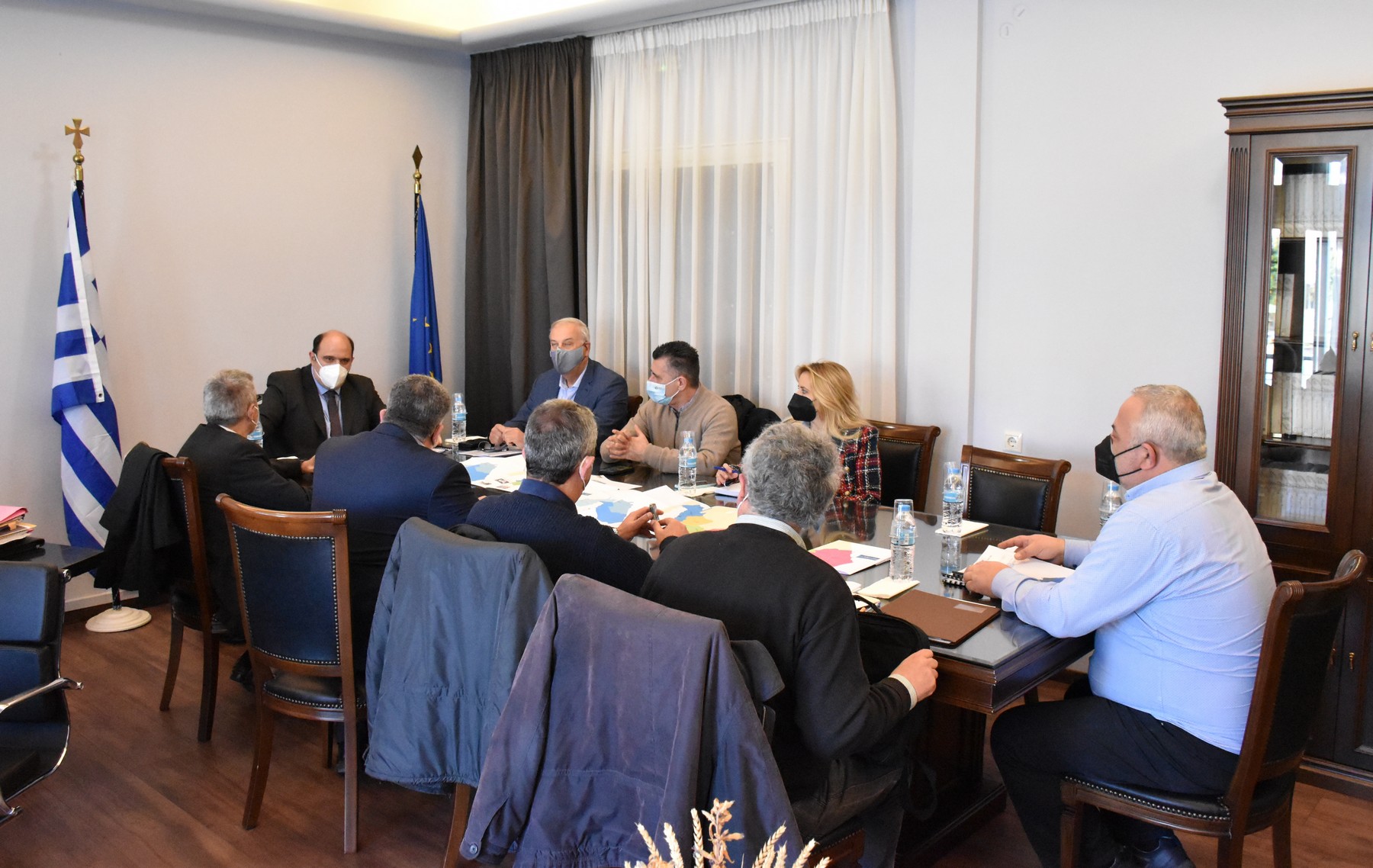 Επίσκεψη του Χρήστου Τριαντόπουλου στο Δημαρχείο Αργοστολίου – Τα θέματα που συζητήθηκαν (εικόνες)