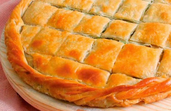 Τυρόπιτα με στούπα Κεφαλονιάς