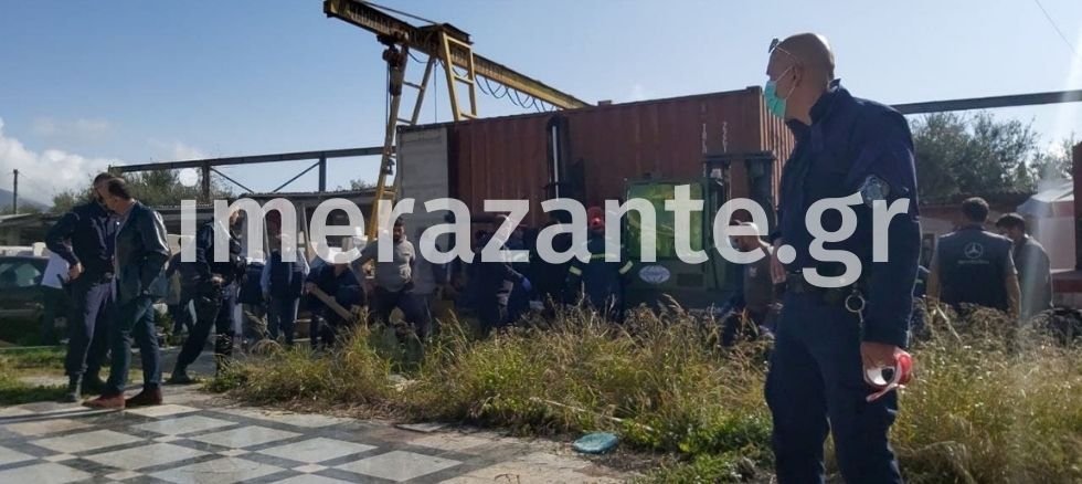 Ζάκυνθος: Νεκρός ο ένας εργάτης που πλακώθηκε από τα μάρμαρα [εικόνες]